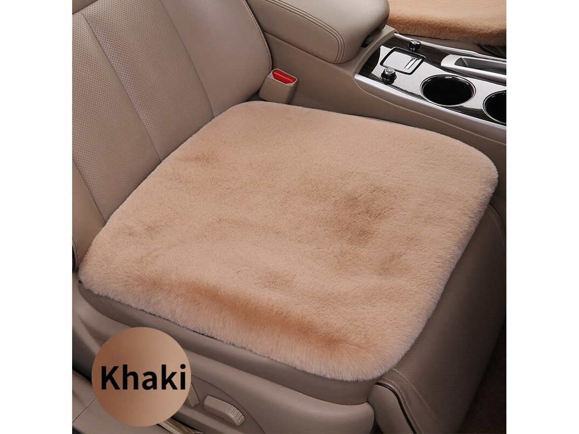 2 Fundas De Asiento De Coche De Felpa Antideslizantes Y Transpirables De 45x45 Cm.