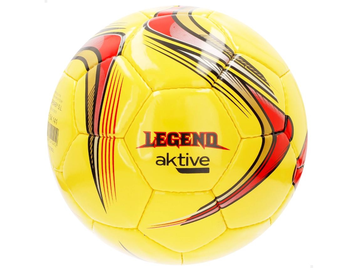 Aktive Balón fútbol cuero sintético tamaño 5 con costuras reforzadas