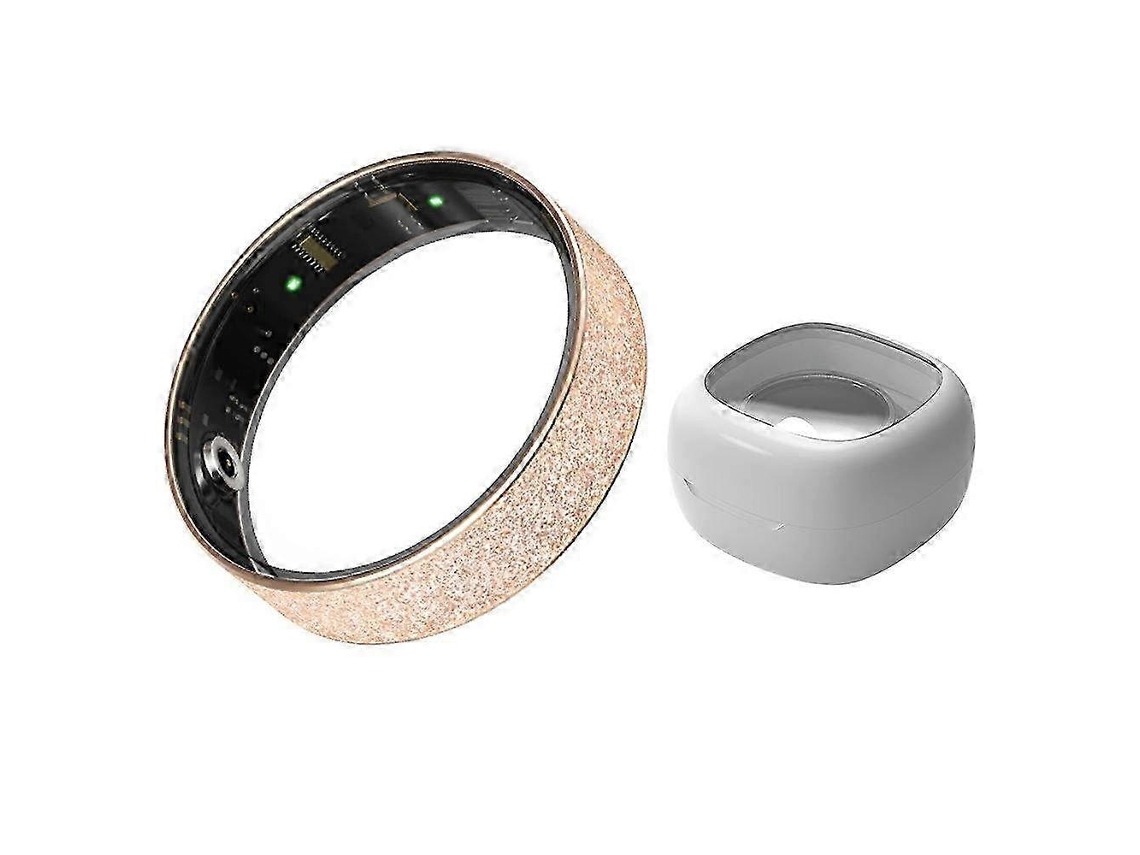 Anillo inteligente Bluetooth mate para monitorizar el sueño y la salud con estuche de carga, compatible con V-Ring 3. Nostalgia88