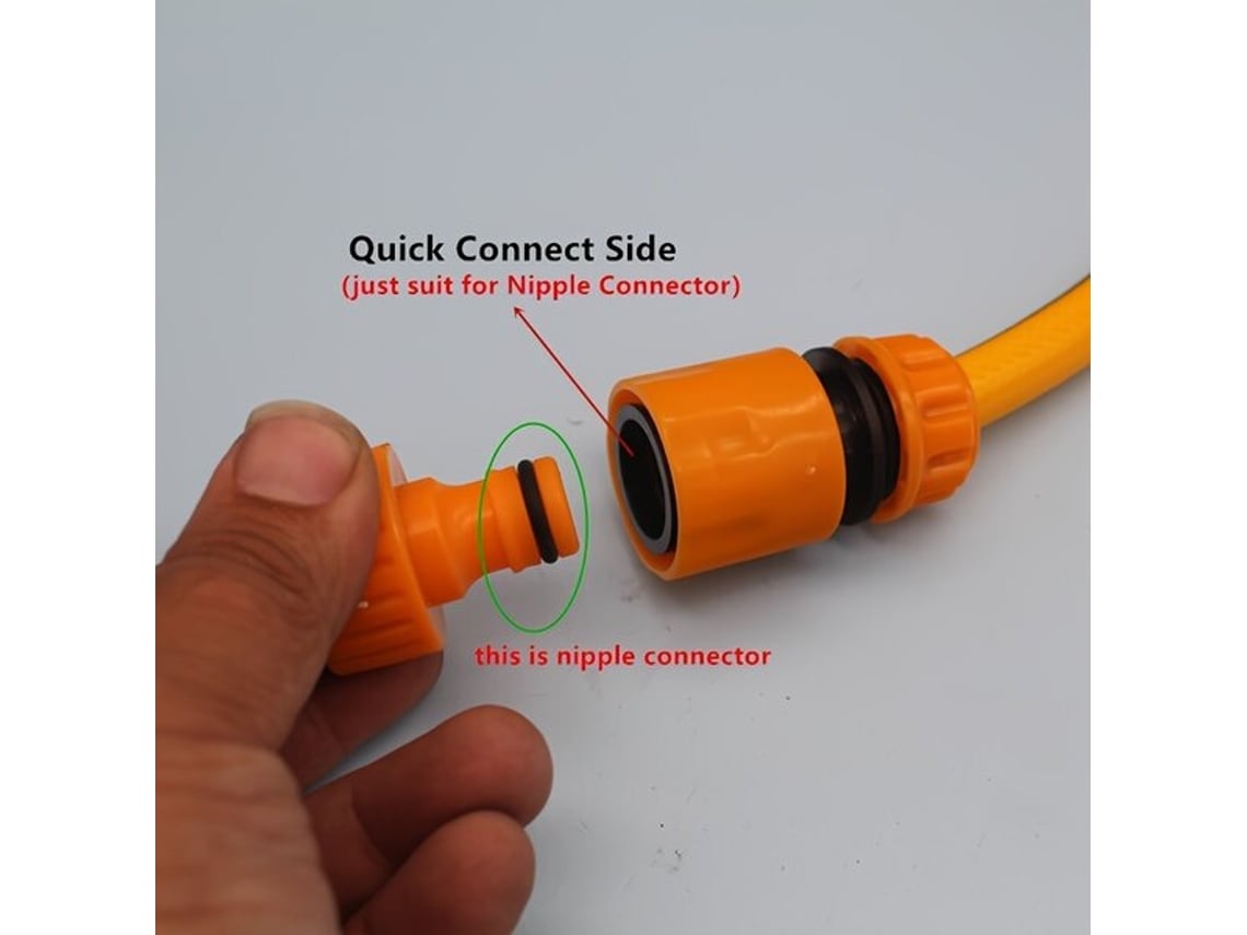 Conectores rápidos para manguera de jardín de plástico Pickifypunnyb Slo Slowmoose