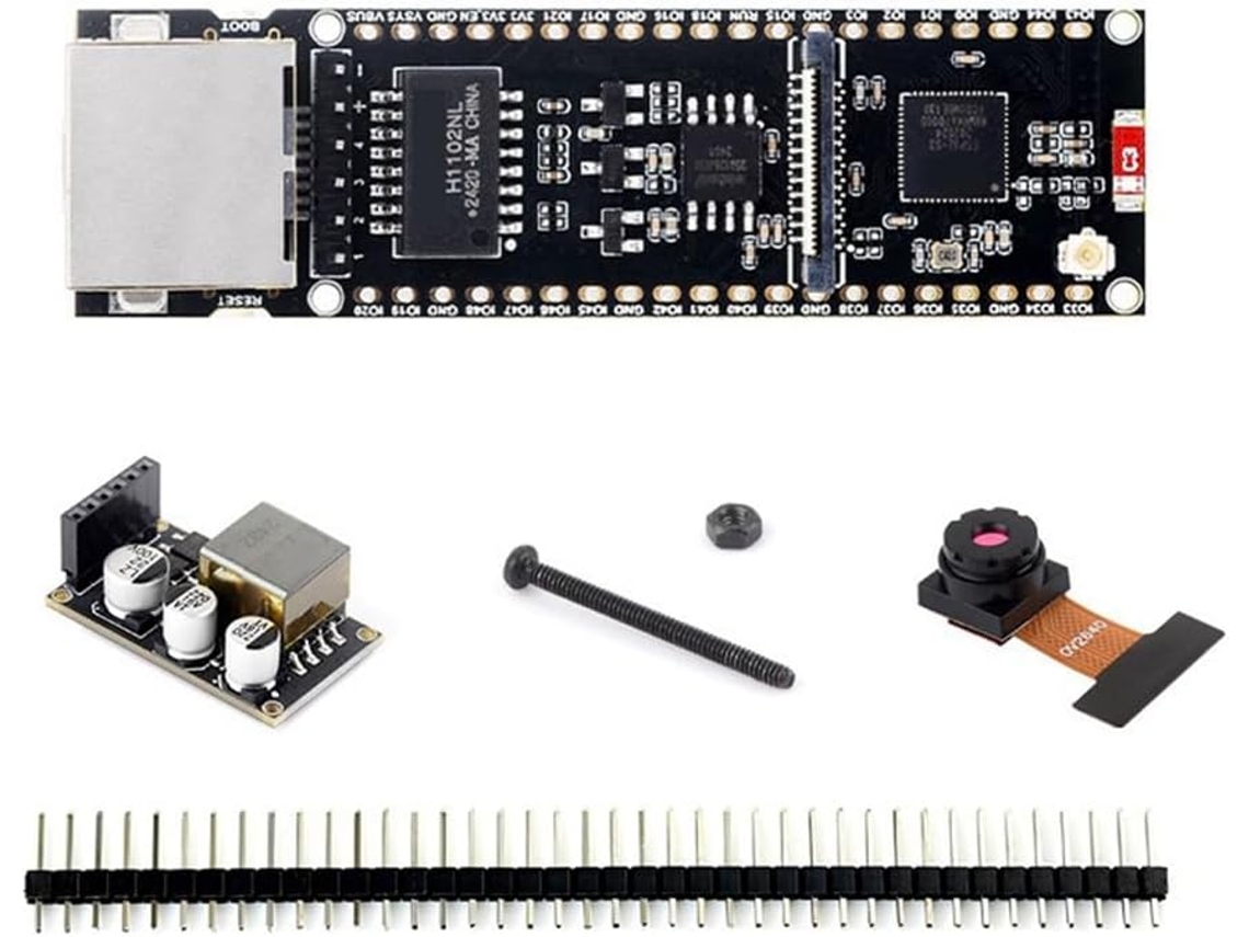 Placa de desarrollo ESP32 S3 con interfaz tipo C para cámara Ethernet y PoE de doble núcleo. SFUSHOS