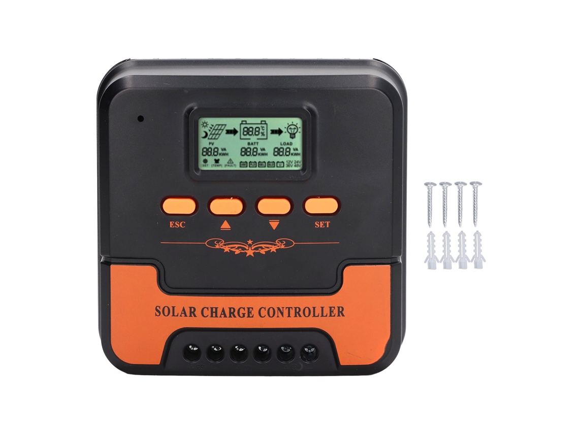Controlador De Carga Solar Mppt De 12v 24v 20a Con Pantalla Lcd Y Salida Usb De 5v 3a Cm-d20