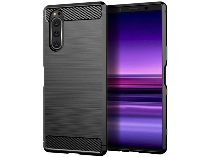 Funda Sony Xperia 5 LMOBILE Carbono Negro