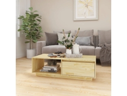 Mesa de Centro Apoyo 110X50X33,5 cm Madera de Pino Macizo