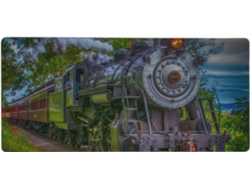 Besportble Alfombrilla De Ratón Grande Con Diseño De Tren De Vapor Para Ordenador Y Goma Antideslizante 40 ...