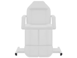 Maison Exclusive - Sillón De Salón De Belleza Cuero Sintético Blanco 180x62x78 Cm
