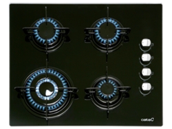 Placa de Gas CATA CIB 6031 BK (Gas Butano-propano - 59 cm - Negro)