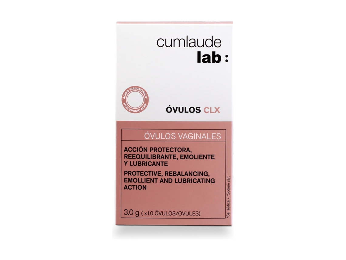 Crema Facial CUMLAUDE LAB Clx Vaginal Ovaules Cumlaude (10 Unidades)
