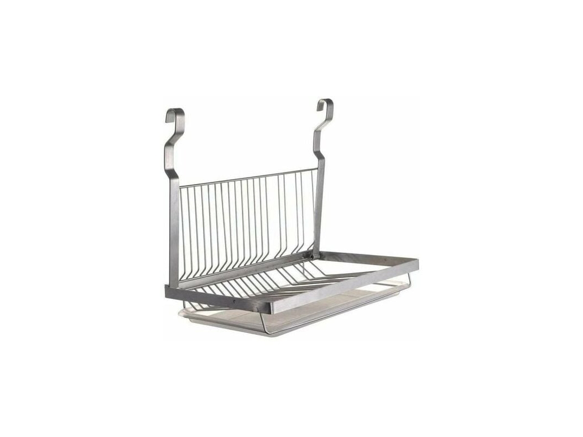 Escurridor de platos plegable de acero inoxidable para montaje en pared NEVEANCE