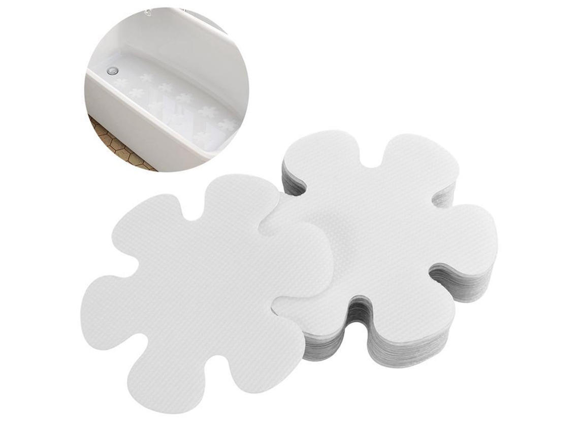 10 Almohadillas Adhesivas Antideslizantes De Peva Para Ducha, Bañera, Piscina Y Suelos De Seguridad.