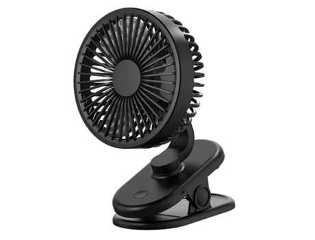 Ventilador de Mesa Portátil ENZON USB 3000 Mah 3 Velocidades e 270 °