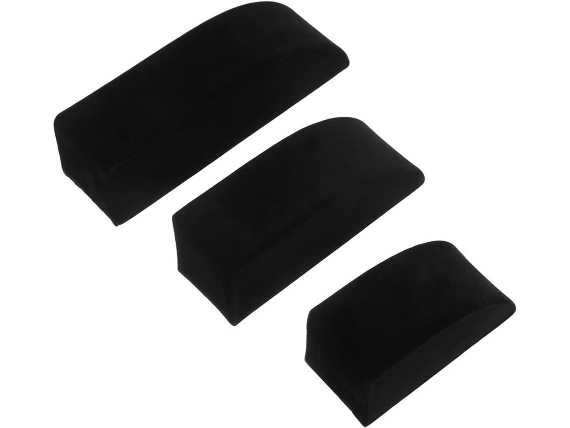 Juego De 3 Soportes De Terciopelo Para Exhibir Joyas, Ideales Para Collares Y Pendientes.