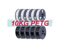 Filamento de impresión 3D de alta resistencia y excelente adhesión entre capas, PETG Bl Wh 10 kg OEM