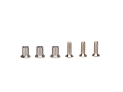 Juego De 3 Tornillos Universales Trident De 10,5 Pulgadas X 1/4 De Pulgada Con Buje Nab Para Bobina Teac Ampex Rmgi