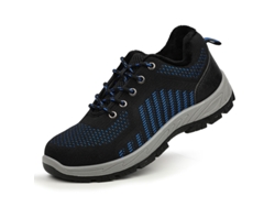 Zapatillas De Seguridad Para Hombre Con Puntera De Acero – Ligeras, Antideslizantes, Transpirables, Suela De Acero Resistente A Perforaciones – 37