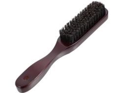 Cepillo para barba de hombre, color negro, fabricado con material sintético ligero.