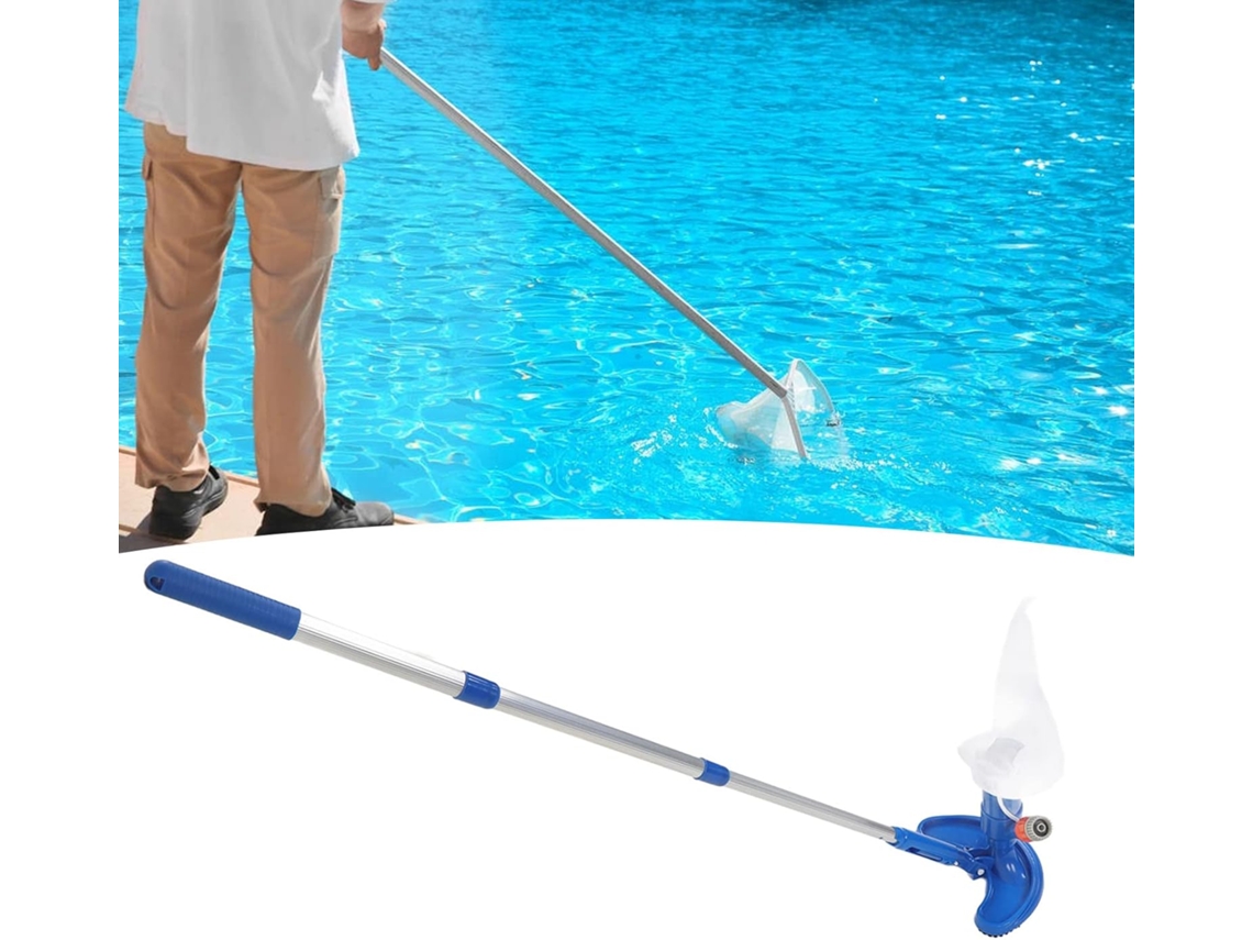 Aspiradora Para Piscinas Y Spas, Aspiradora De Chorro, Herramienta De Succión Con Cepillo Y Varilla Telescópica