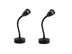 Lámparas de lectura LED Omni de 12 V, regulables a 6000 K, para interiores de caravanas, camiones y barcos.