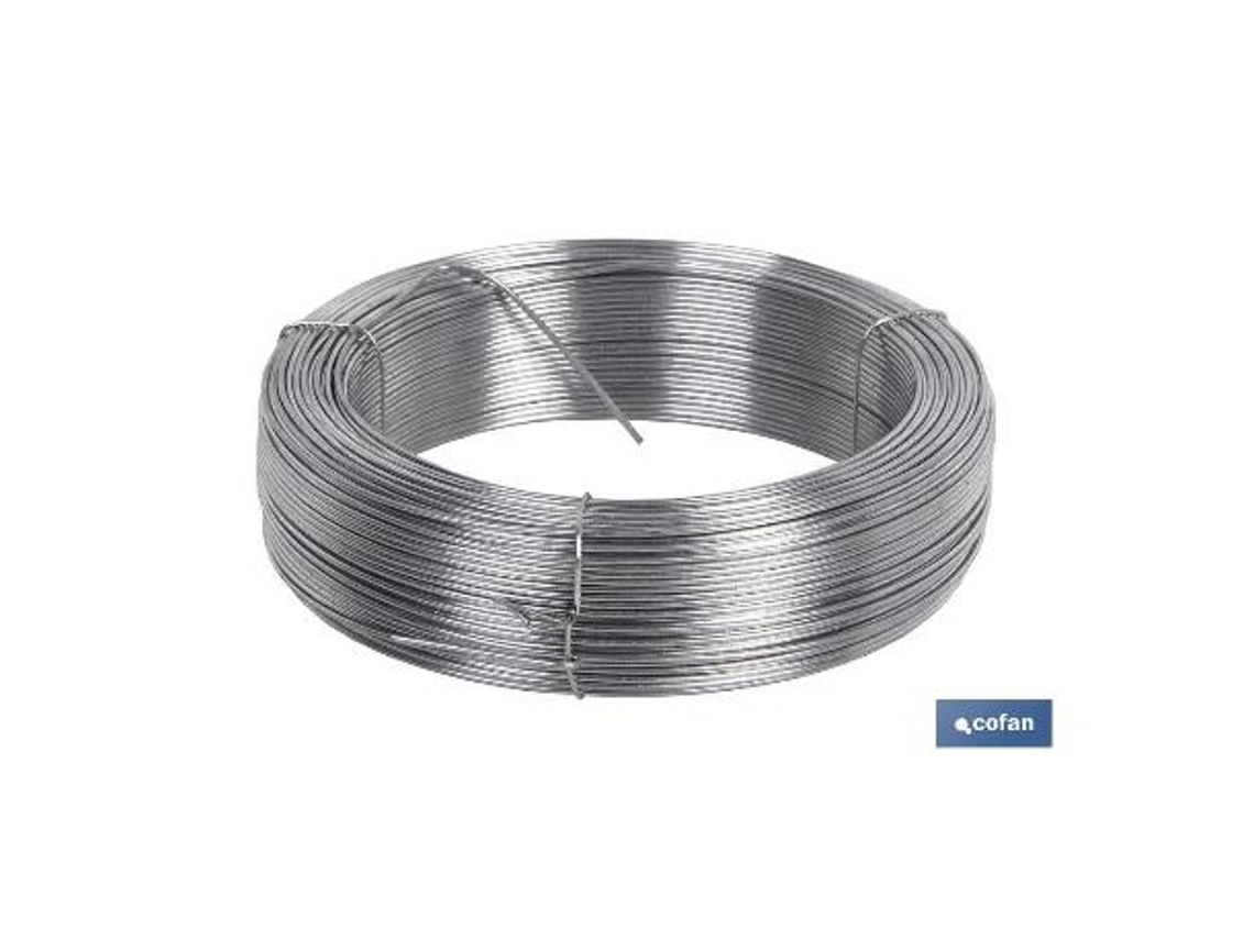 Rollo alambre galvanizado 1 kg (1,8mm) n  12