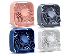 Mini Ventilador Usb De 4 Pulgadas, Ligero Y Silencioso, Ajuste De Flujo De Aire De 3 Niveles, Diseño Compacto, Fácil De Usar.