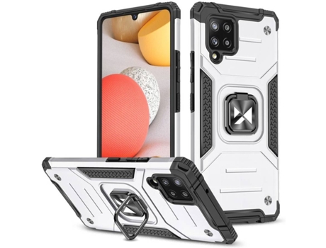 Carcasa Samsung Galaxy A42 5G LMOBILE Rígida 21 Plateado
