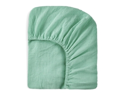 Funda De Colchón De Cuna, Gasa De Algodón Puro, Doble Capa,82x41x8cmdigitallab (verde Fruta)