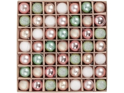 49 Adornos Navideños, Caja De Regalo Incluida, Adorno Para Árbol Con Argolla, Ambiente Navideño, Diseño Ergonómico, Apto Para Uso Diario.
