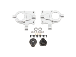 Mali conjunto de Pesos do Eixo Dianteiro em Cobre e Alumínio para Carros Rc Hobbyplus 1/18 4wd Cp18p Prata