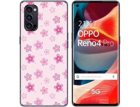 Carcasa Oppo Reno 4 Pro 5G TUMUNDOSMARTPHONE Flores Multicolor