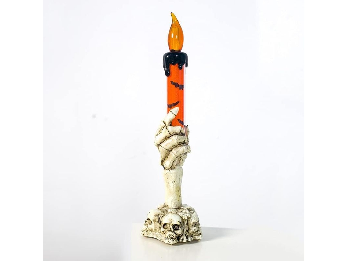 2026altiro-velas De Halloween Calavera, Velas Led Sin Llama, Decoración Con Velas