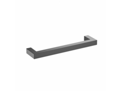 Tirador para mueble, Material Acero inoxidable. Distancia entre ejes 128. Acabado barniz negro mate, Tornillos de fijación incluidos (25mm) HARDWAREXCHANGE