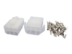 Juego de conectores de cable a cable de 6,2 mm / 2 x 3 polos VELLEMAN