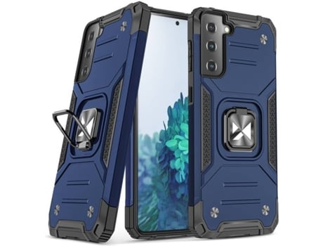 Carcasa Samsung Galaxy S21 Plus 5G LMOBILE Rígida Azul