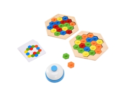 Rompecabezas Hexagonal De Madera Para Niños Y Adultos: Juguete Interactivo Que Estimula El Cerebro.