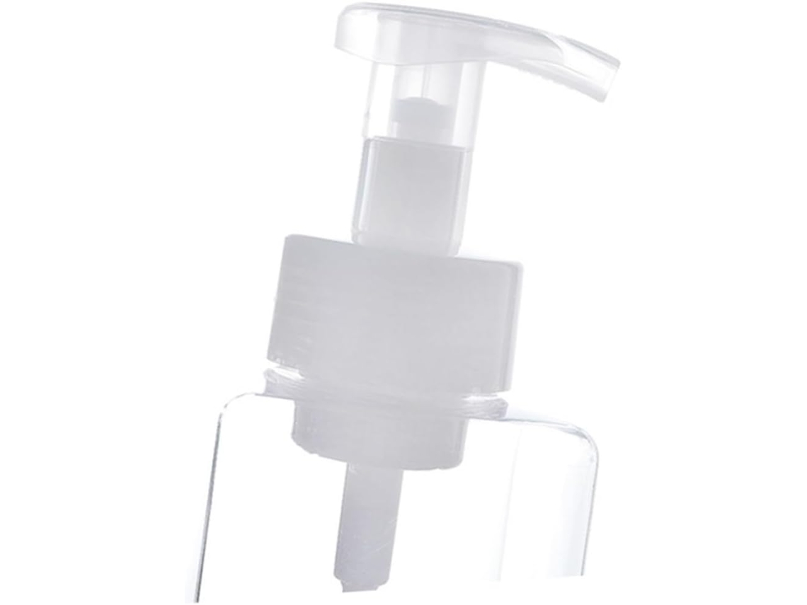 Juego De 2 Botellas Dispensadoras De Espuma Reutilizables Con Bomba Exprimible,transparentes