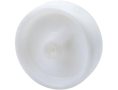 Rueda tp125-12-52 poliamix blanco eje liso ALEX