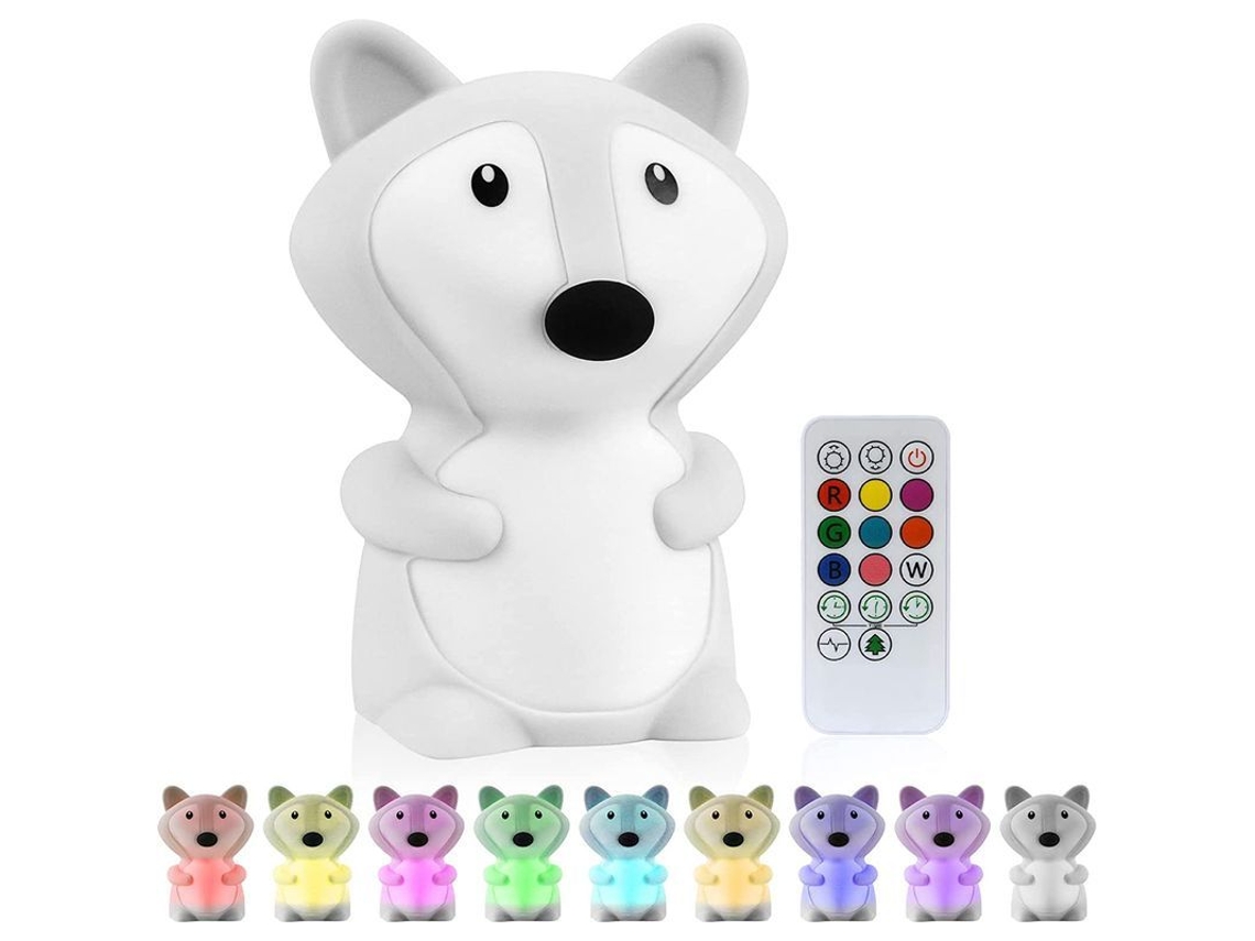 Luz Nocturna Led Para Bebés, Luz Colorida Para Portátil Con Batería Recargable Usb.