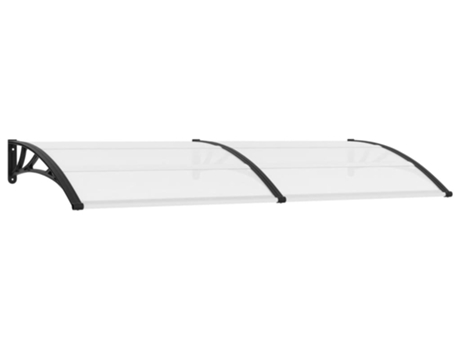 vidaXL Marquesina para puerta PC 240x100 cm