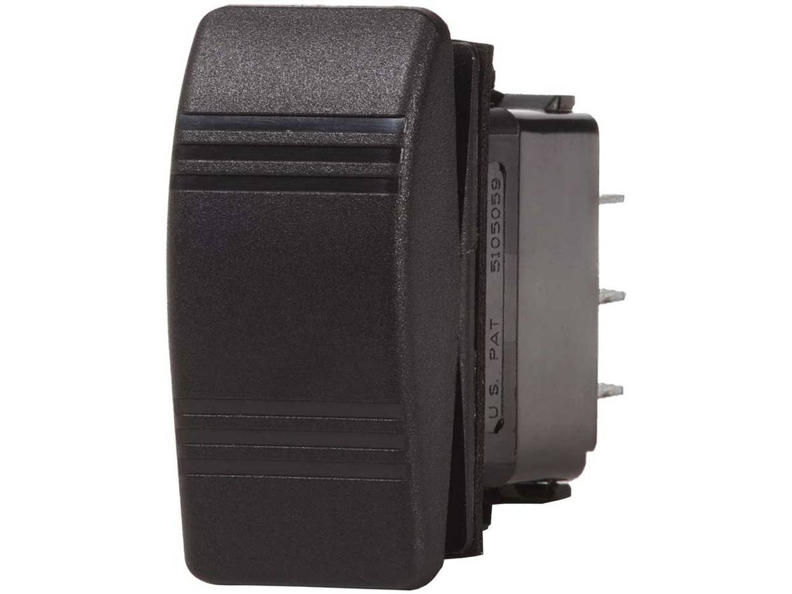 Interruptor BLUE SEA Contura Switch Dpdt On/Off/Mom On Negro