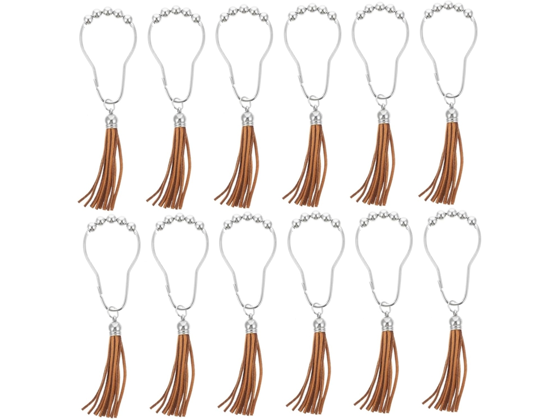 Juego de 12 ganchos para cortinas, anillos para cortinas, anillos para cortinas, ganchos Vayotoy