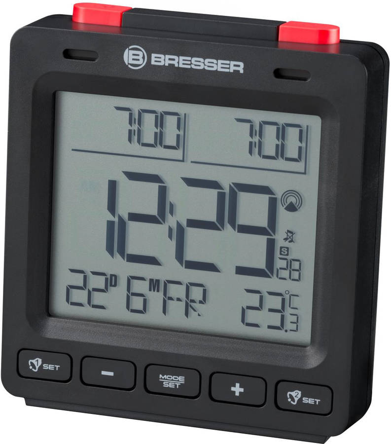 Bresser Reloj Despertador meteorologico mytime easy ii negro 9.3 x 3.5 10.3 8010061cm3000