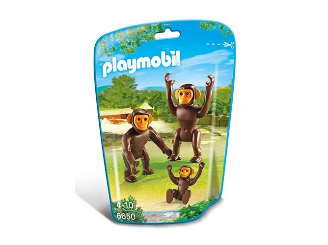 PLAYMOBIL Familia de chimpances