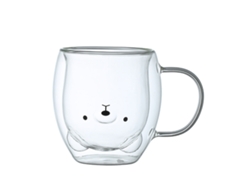 Taza Oso, taza de té o café con asa, 250ml, vaso con doble aislamiento, ideal para regalo de cumpleaños o San Valentín. NEVEANCE