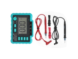 Multímetro Digital Vc60b+ Con Medidor De Resistencia Y Pantalla Lcd, Rangos De Medición De 250/500/1000 V.