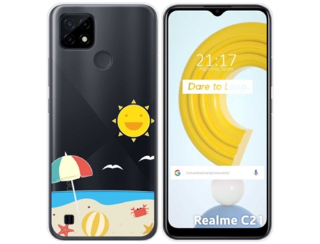 Carcasa Realme C21 TUMUNDOSMARTPHONE Dibujos Transparente Multicolor