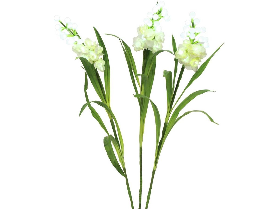 Planta Artificial EUROPALMS Arum (Blanco - 85 cm)
