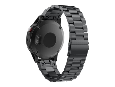Correa Acero para Garmin fenix 5X Negro
