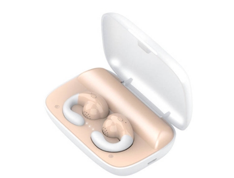 Auriculares Sem Chronus Pendurado BISBISOUS Bluetooth Rosa