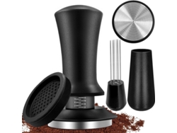Compactador de café en acero inoxidable 304 con escala ajustable. Mudg