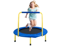 Trampolín infantil plegable y portátil Tekmaquinas con red de seguridad